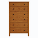 Addison Six Drawer Chest — Oak wood reference; selected finish may differ