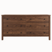 Addison Six Drawer Dresser — Walnut wood reference; selected finish may differ
