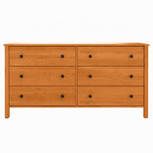 Addison Six Drawer Dresser — Cherry wood reference; selected finish may differ
