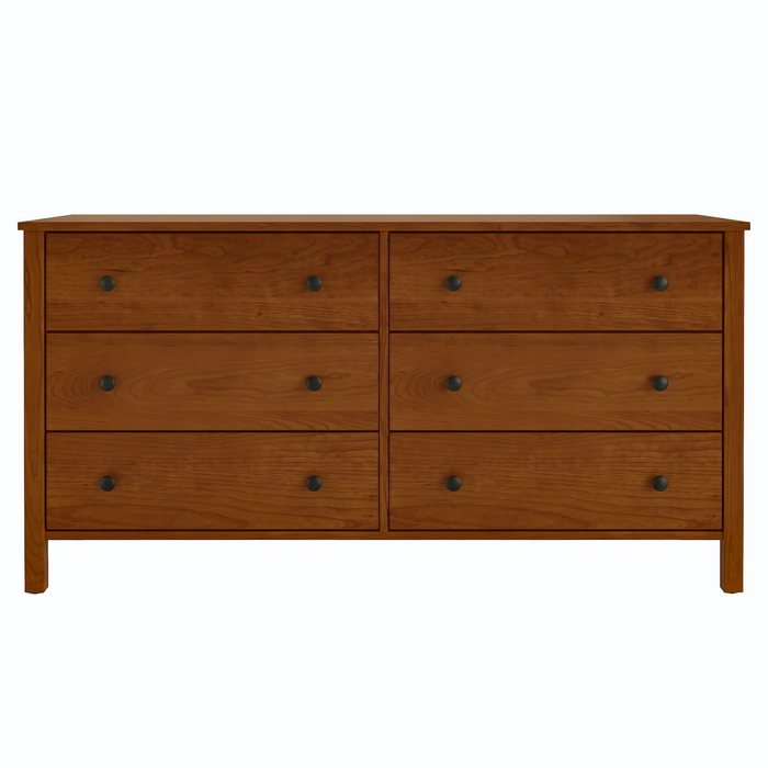 Addison Six Drawer Dresser — Cherry wood reference; selected finish may differ