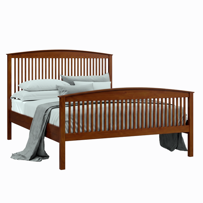 Addison Spindle Bed High Footboard — Cherry wood reference; selected finish may differ