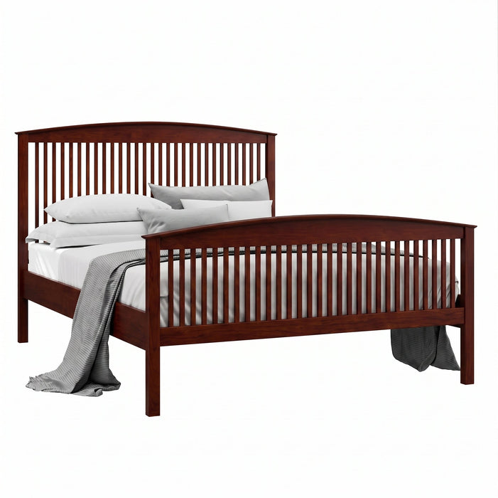 Addison Spindle Bed High Footboard — Cherry wood reference; selected finish may differ