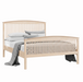 Addison Spindle Bed High Footboard — Maple wood reference; selected finish may differ