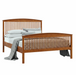 Addison Spindle Bed High Footboard — Maple wood reference; selected finish may differ