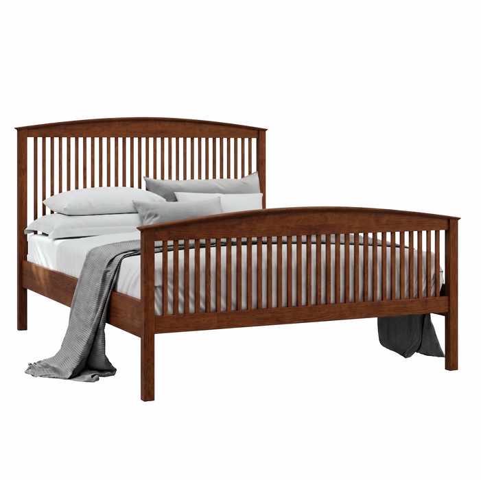 Addison Spindle Bed High Footboard — Oak wood reference; selected finish may differ