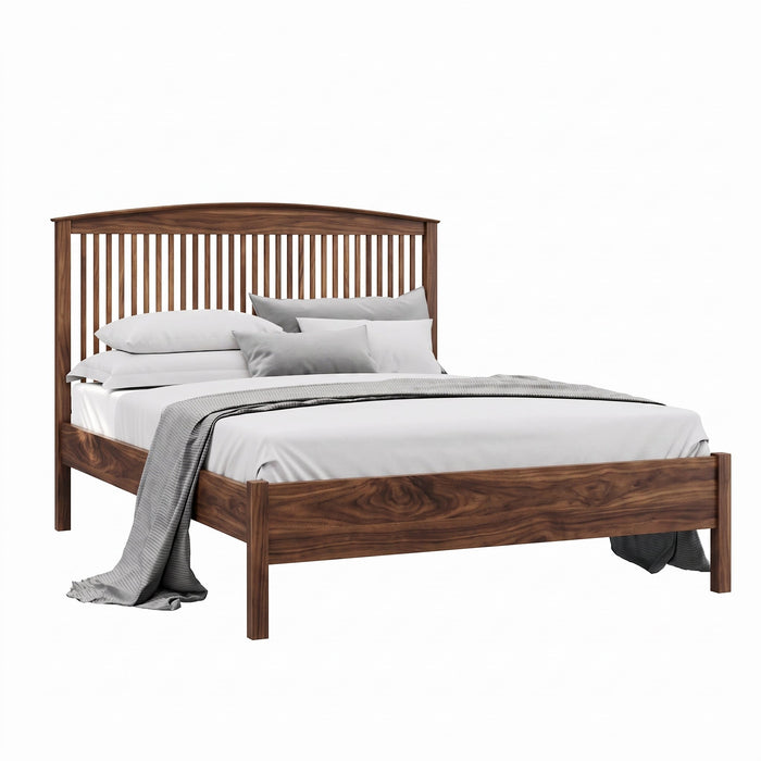 Addison Spindle Bed Low Footboard — Walnut wood reference; selected finish may differ