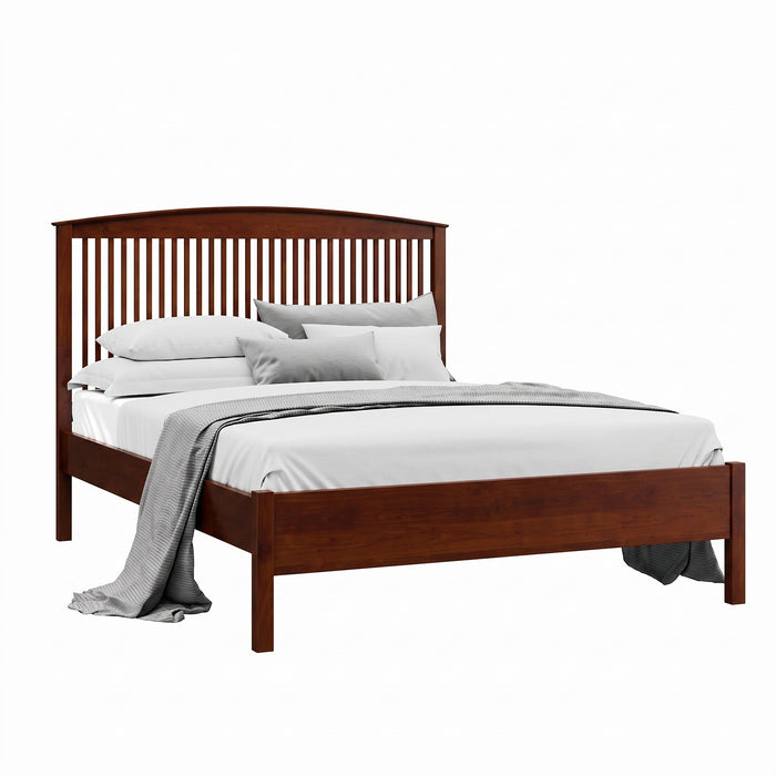 Addison Spindle Bed Low Footboard — Cherry wood reference; selected finish may differ
