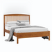 Addison Spindle Bed Low Footboard — Maple wood reference; selected finish may differ