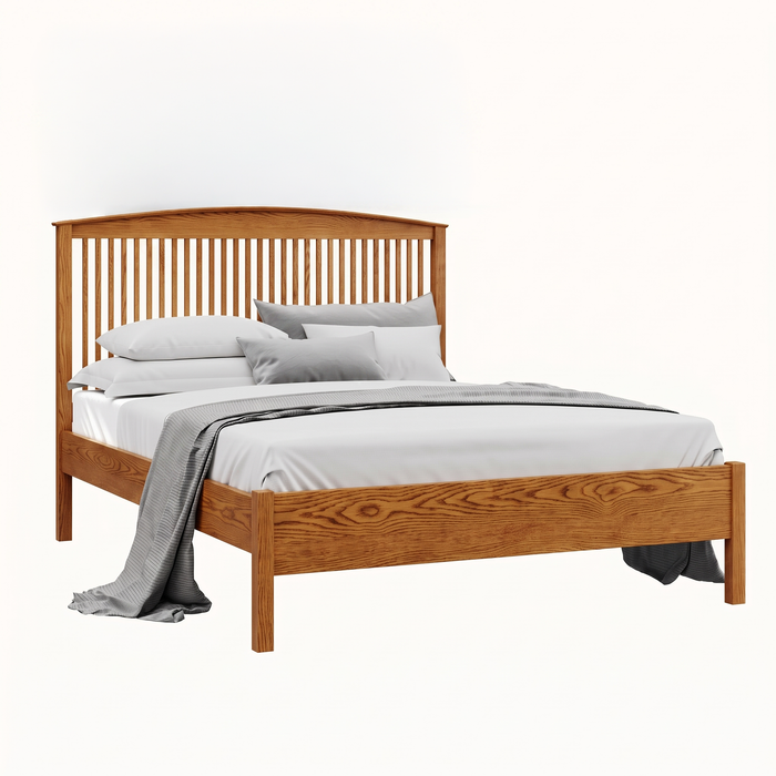 Addison Spindle Bed Low Footboard — Oak wood reference; selected finish may differ