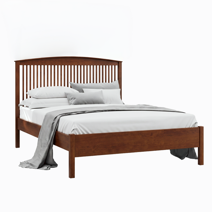 Addison Spindle Bed Low Footboard — Oak wood reference; selected finish may differ