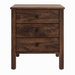 Addison Three Drawer Nightstand — Walnut wood reference; selected finish may differ
