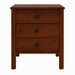 Addison Three Drawer Nightstand — Cherry wood reference; selected finish may differ