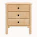 Addison Three Drawer Nightstand — Maple wood reference; selected finish may differ