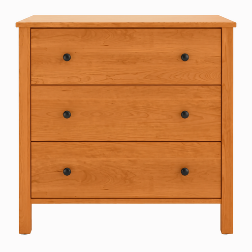 Addison Three Drawer Chest — Cherry wood reference; selected finish may differ