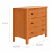 Addison Three Drawer Chest — supplier reference image 2; selected finish may differ