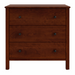 Addison Three Drawer Chest — Cherry wood reference; selected finish may differ