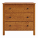 Addison Three Drawer Chest — Maple wood reference; selected finish may differ