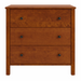 Addison Three Drawer Chest — Maple wood reference; selected finish may differ