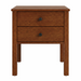 Addison Two Drawer Nightstand — Oak wood reference; selected finish may differ