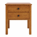Addison Two Drawer Nightstand — Maple wood reference; selected finish may differ