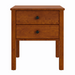 Addison Two Drawer Nightstand — Maple wood reference; selected finish may differ