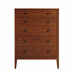 Allen Five Drawer Chest — Oak wood reference; selected finish may differ