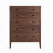 Allen Five Drawer Chest — Walnut wood reference; selected finish may differ