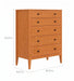 Allen Five Drawer Chest — supplier reference image 2; selected finish may differ