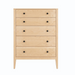 Allen Five Drawer Chest — Maple wood reference; selected finish may differ