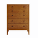 Allen Five Drawer Chest — Maple wood reference; selected finish may differ