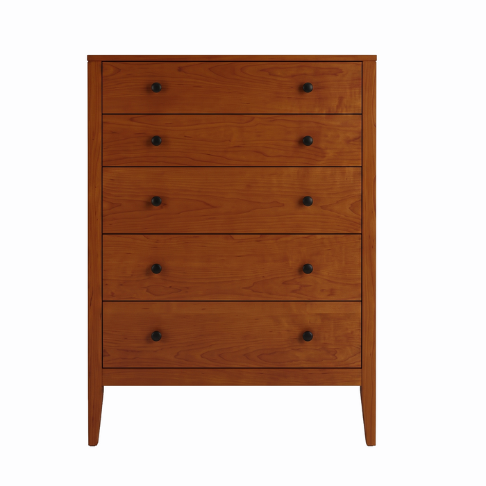 Allen Five Drawer Chest — Maple wood reference; selected finish may differ