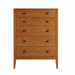 Allen Five Drawer Chest — Oak wood reference; selected finish may differ