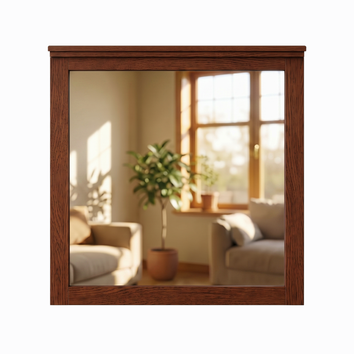 Allen Mirror — Oak wood reference; selected finish may differ