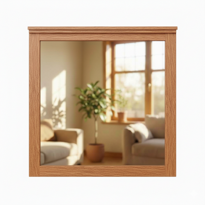 Allen Mirror — Oak wood reference; selected finish may differ