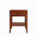 Allen One Drawer Nightstand — Oak wood reference; selected finish may differ