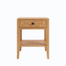 Allen One Drawer Nightstand — Oak wood reference; selected finish may differ
