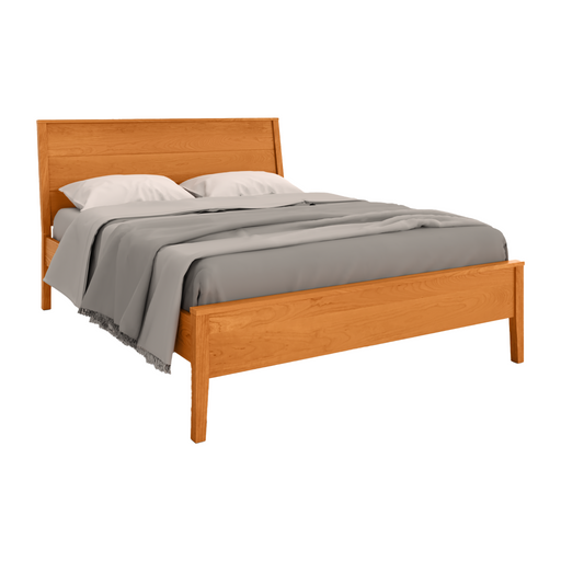 Allen Panel Bed Low Footboard — Cherry wood reference; selected finish may differ