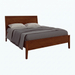 Allen Panel Bed Low Footboard — Oak wood reference; selected finish may differ