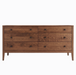 Allen Six Drawer Dresser — Walnut wood reference; selected finish may differ