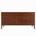 Allen Six Drawer Dresser — Oak wood reference; selected finish may differ