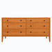Allen Six Drawer Dresser — Cherry wood reference; selected finish may differ