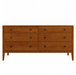 Allen Six Drawer Dresser — Cherry wood reference; selected finish may differ