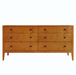 Allen Six Drawer Dresser — Maple wood reference; selected finish may differ