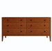 Allen Six Drawer Dresser — Maple wood reference; selected finish may differ