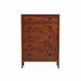Amesbury Five Drawer Chest — Oak wood reference; selected finish may differ