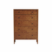 Amesbury Five Drawer Chest — Cherry wood reference; selected finish may differ