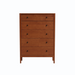 Amesbury Five Drawer Chest — Maple wood reference; selected finish may differ