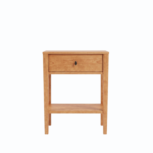 Amesbury One Drawer Nightstand — Cherry wood reference; selected finish may differ