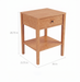 Amesbury One Drawer Nightstand — supplier reference image 2; selected finish may differ