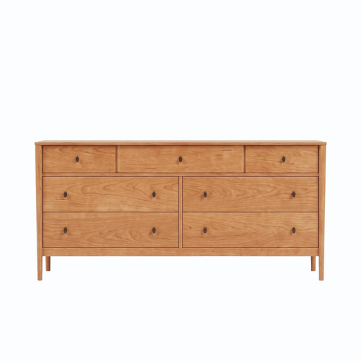Amesbury Seven Drawer Dresser — Cherry wood reference; selected finish may differ